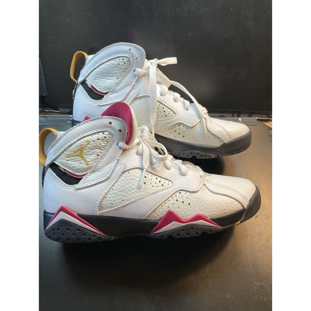 Nike Air Jordan 7 Retro GS Cardinal Red Basketball Shoes 5.5Y DQ6040-106